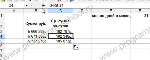 Типы адресации в Excel. Ссылки на ячейки